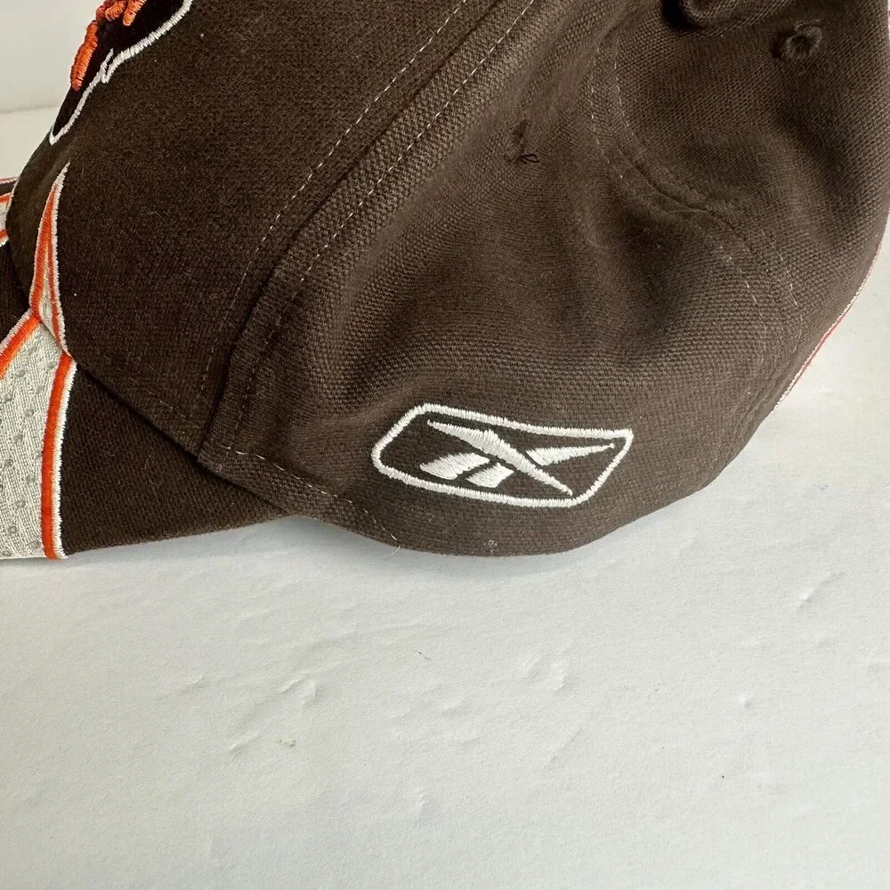 CLEVELAND BROWNS Football VINTAGE Hat REEBOK One Size Cap NFL‎ White